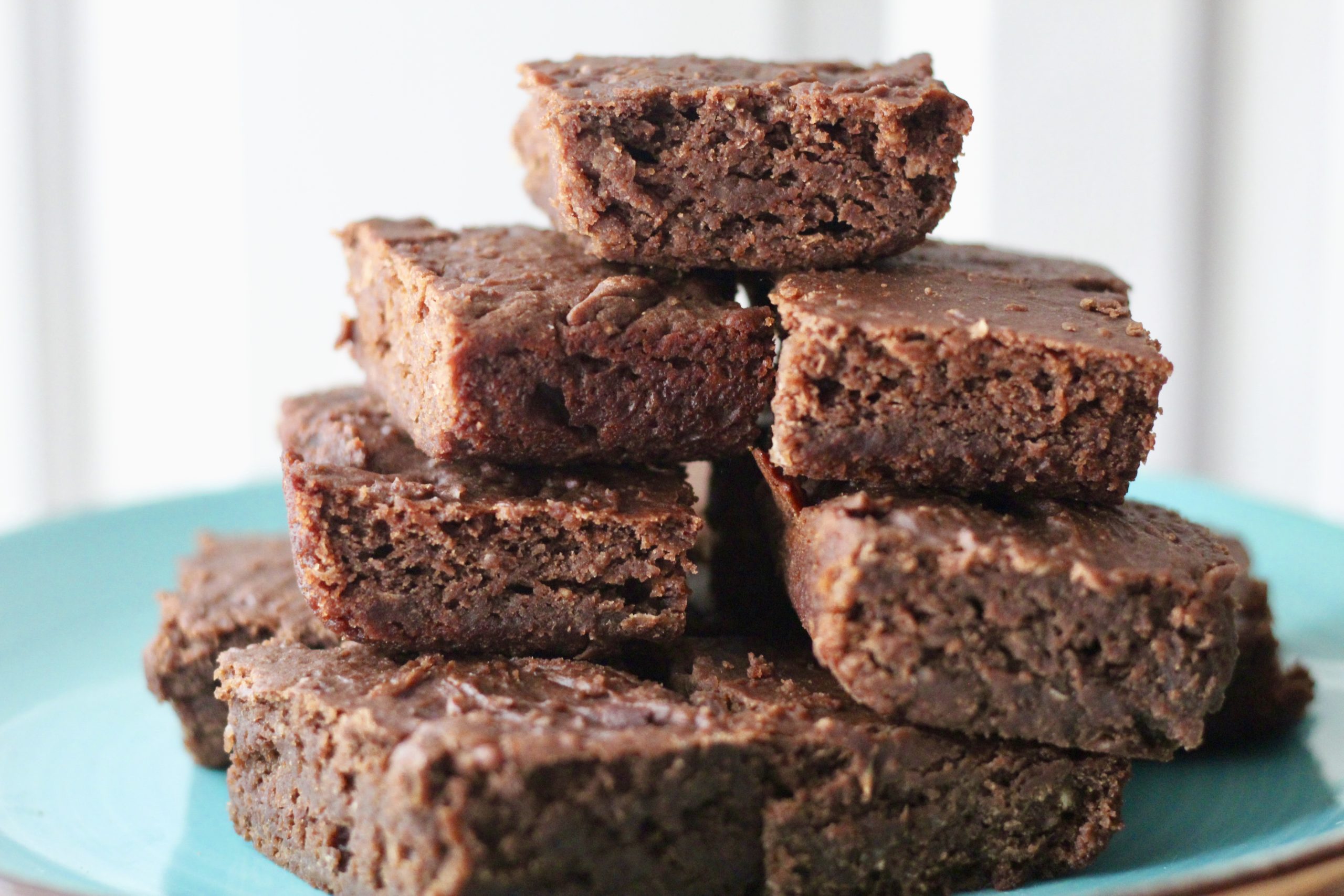 Peanut Butter and Navy Bean Brownies - Semi Scratched