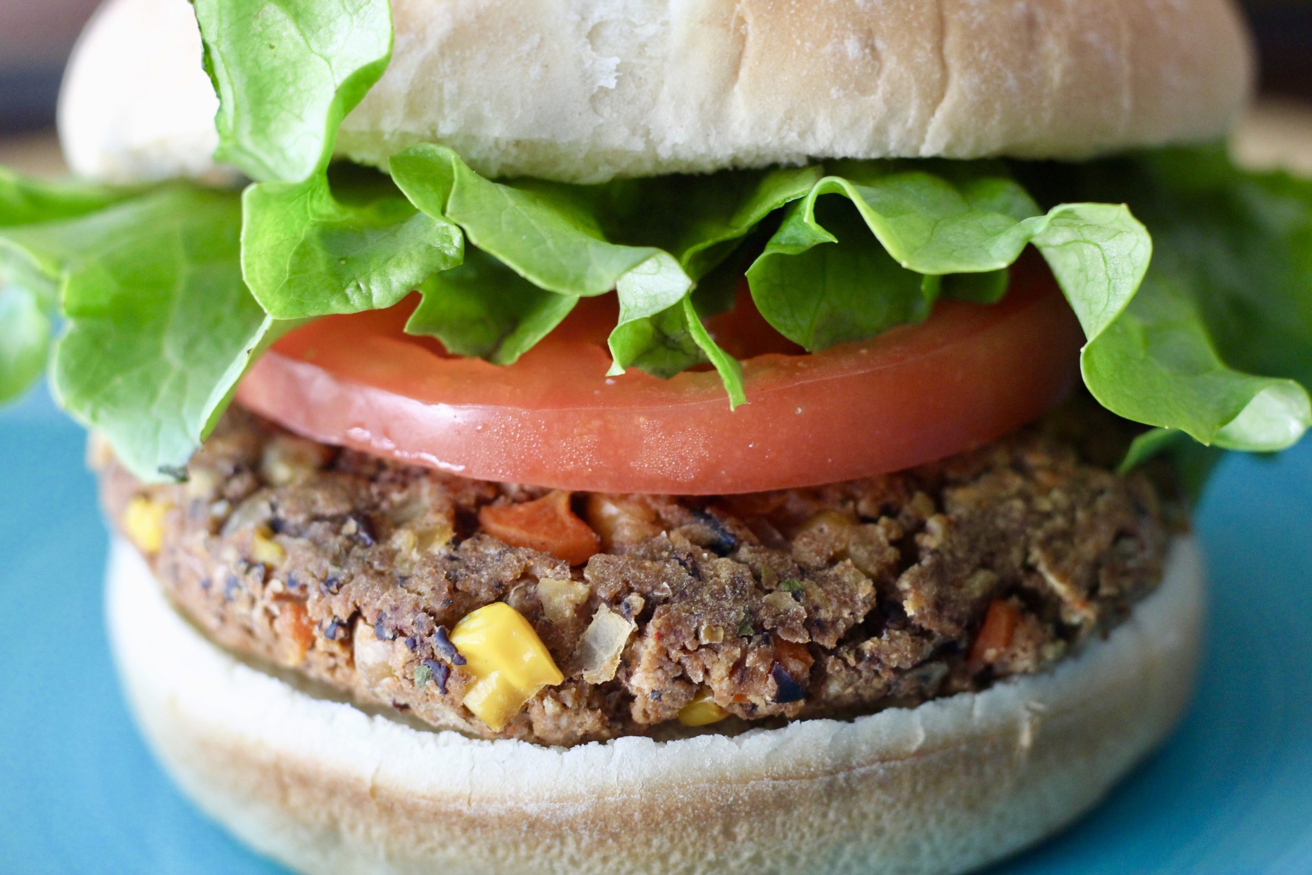 Black Bean and Garbanzo Bean Burgers Semi Scratched