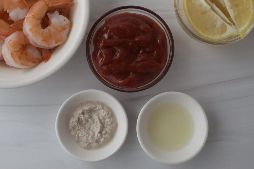 Quick 2 Minute 3 Ingredient Shrimp Cocktail Sauce - Semi Scratched